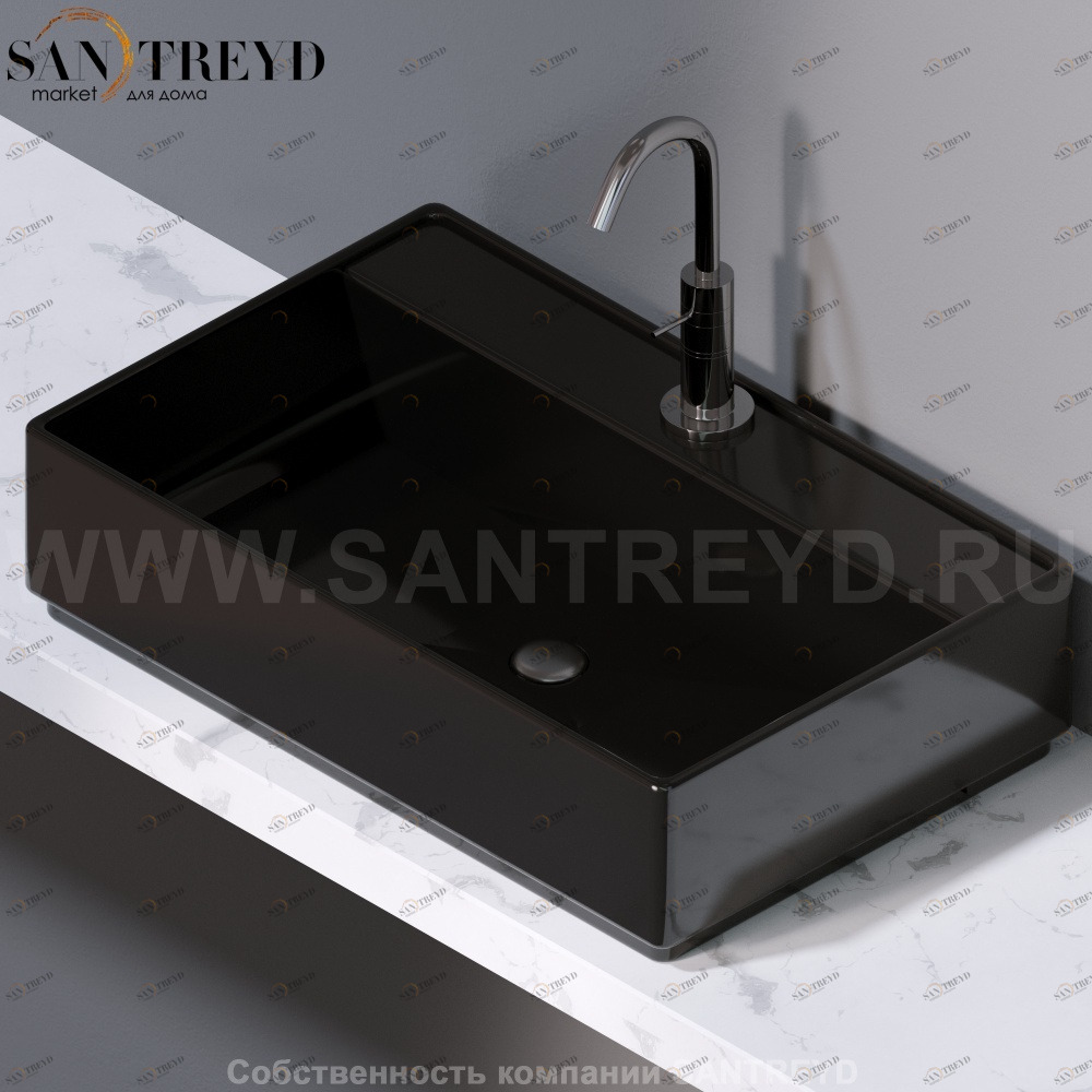 L621104 Накладная раковина на столешницу  прямоугольная A. e T. Italia Fly AeT ITALIA