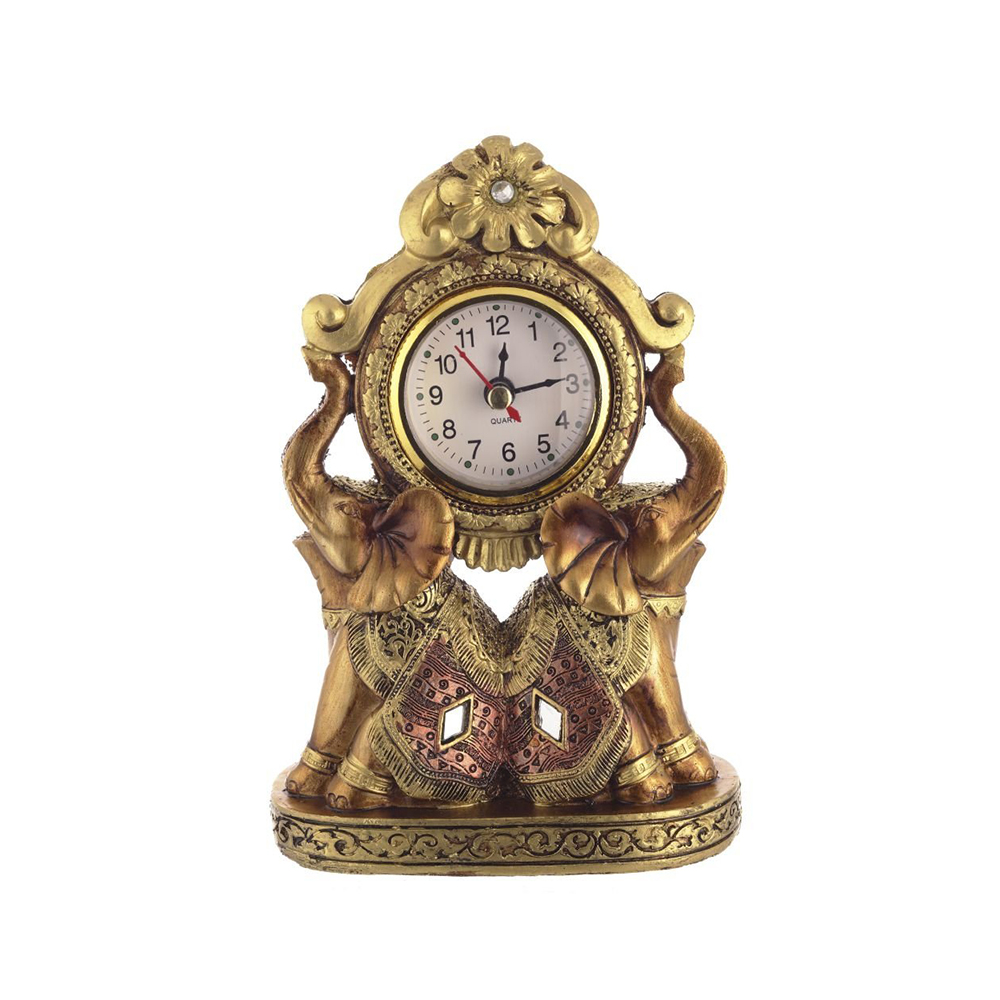 265148 Часы настольные "Слоны" РЕМЕКО 