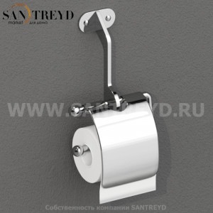 742190 Бумагодержатель с крышкой, цвет Хромированный Kerasan ACCESSORIES Италия