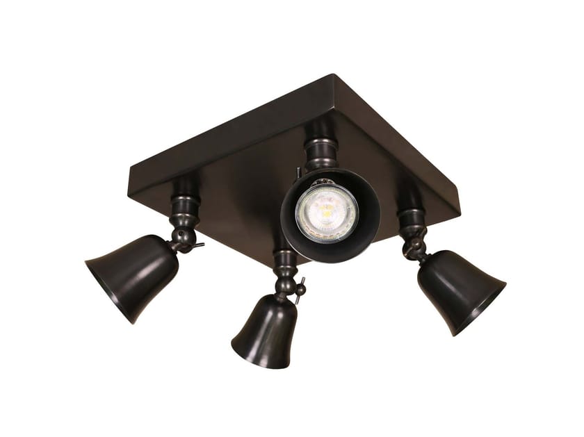 Регулируемая латунная светодиодная потолочная лампа Authentage Lighting Fleure ARCH-00036540