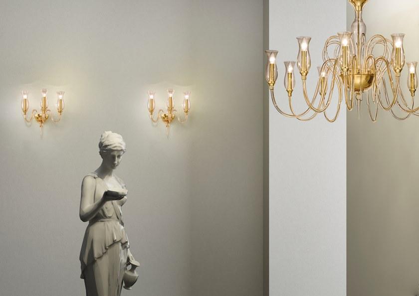 Sylcom Люстра из дутого стекла Teodato 1020/1022 - Вид №6