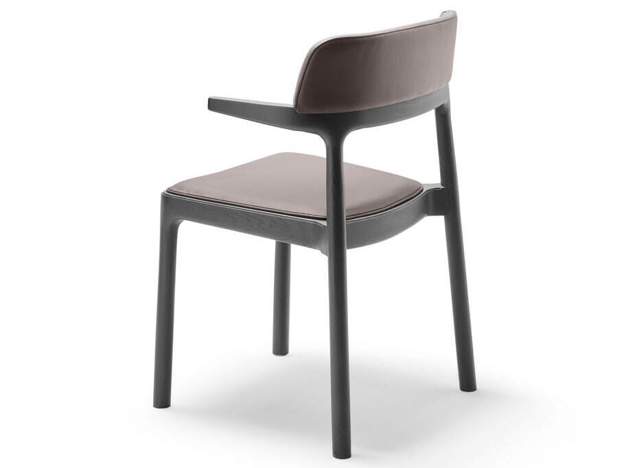 Деревянный штабелируемый стул с мягким сиденьем ALKI ORRIA ARCH-00091551 - Вид №5