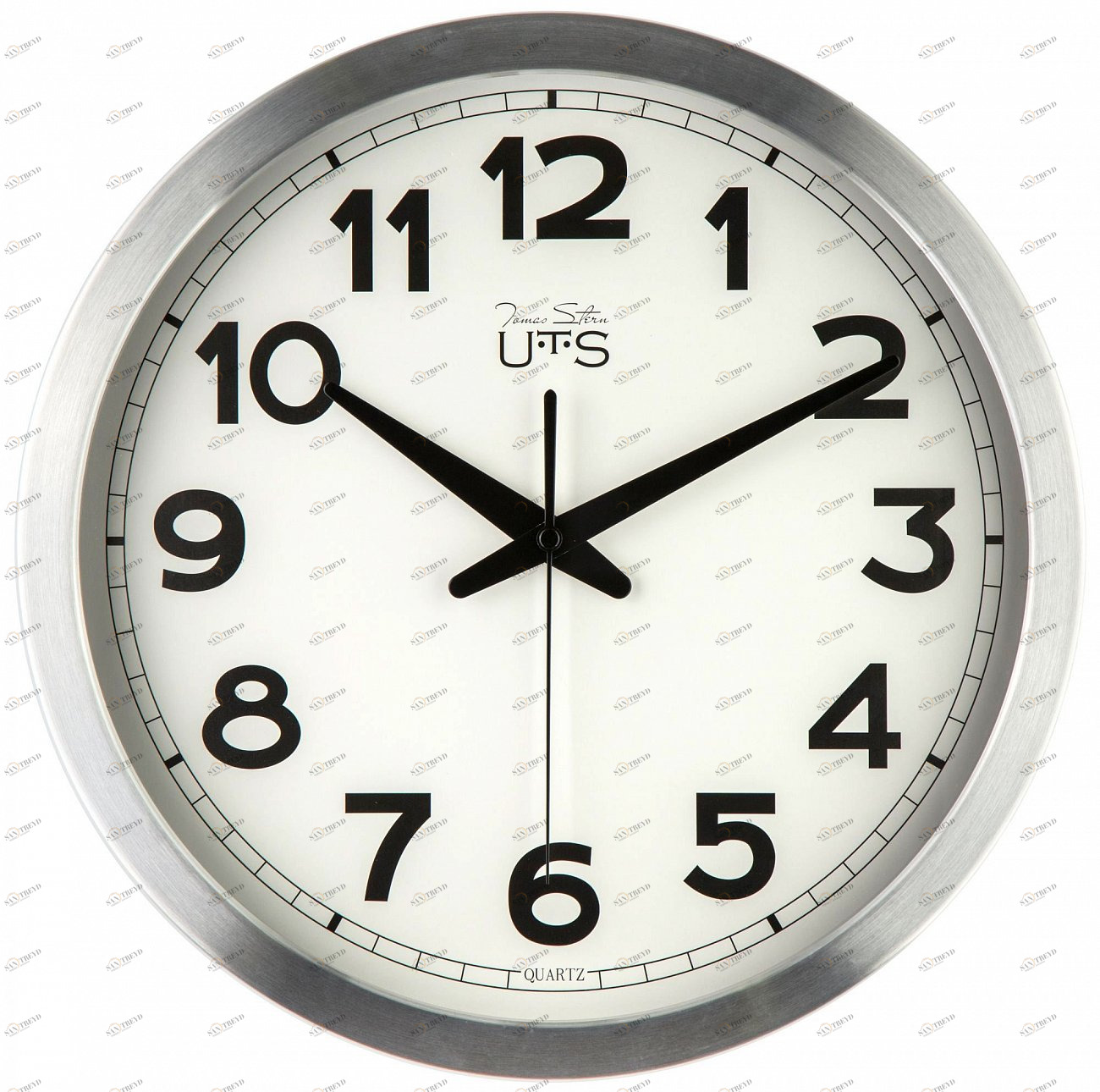 Часы настенные серебристые Tomas Stern 9059 TOMAS STERN ДИЗАЙНЕРСКИЕ 00-3872792 Серебро 