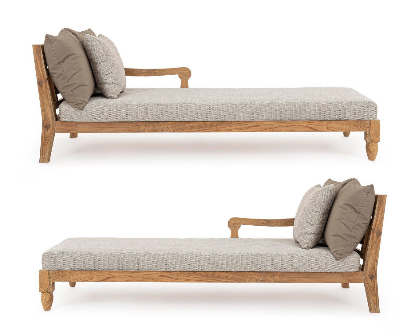 Набор из двух тканевых садовых кроватей BIZZOTTO Bali ARCH-00005223 - Вид №2