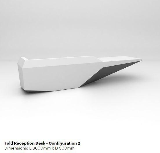 Isomi Стойка администратора для модульного офиса из твердой поверхности Fold sun-id-1442042 - Вид №3