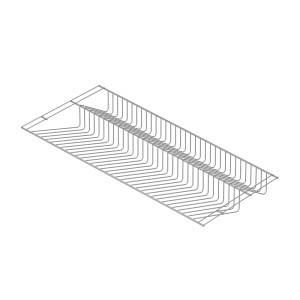 Полка сетчатая для обуви , 903×404 мм, серый LJPS0517 Public Steel Россия