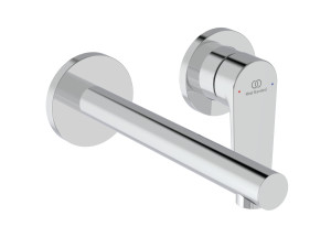 Настенный смеситель для раковины с 2 отверстиями