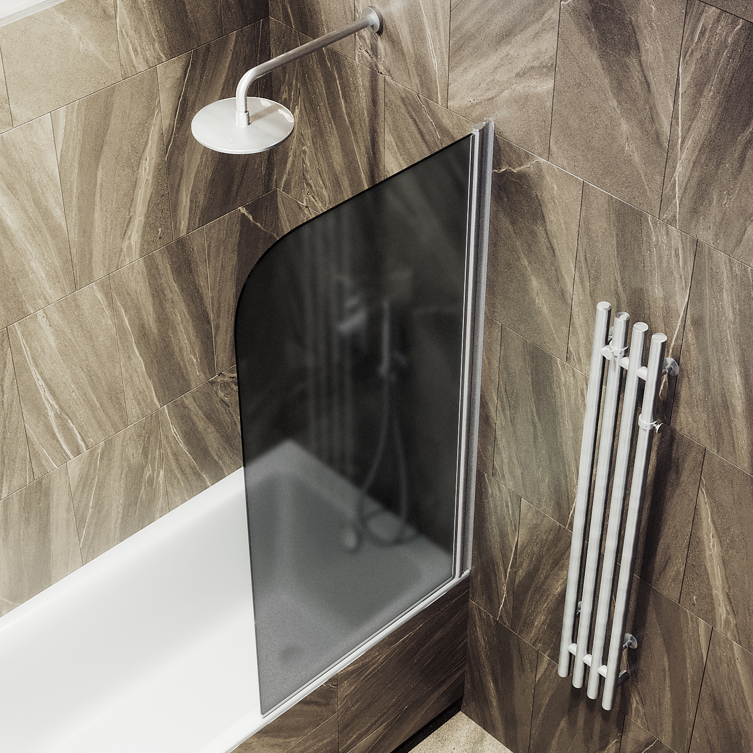 ST-614-5 Душевое ограждения на борт вынны Public Steel Россия 