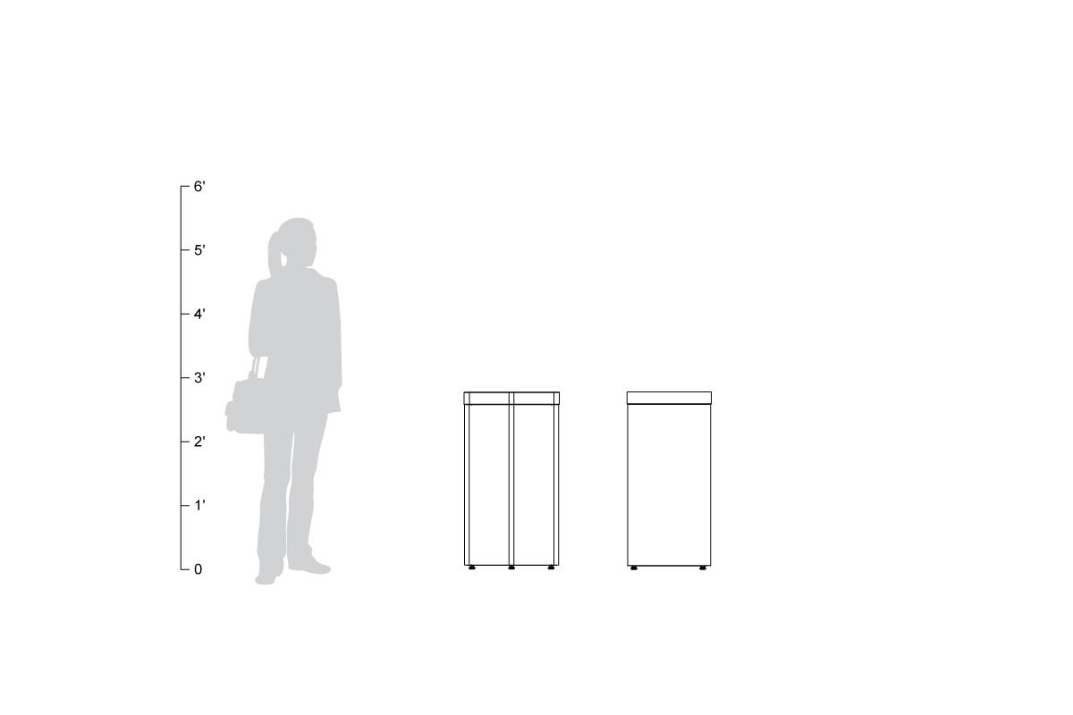 FSRT184 Триада мусор и контейнер для вторичной переработки  Forms-surfaces  - Вид №8