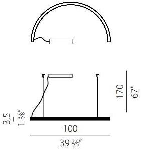 PANZERI Потолочный линейный осветительный профиль из экструдированного алюминия для светодиодных модулей Brooklyn sun-id-1458030 - Вид №4