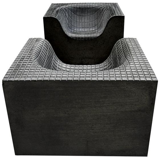 Nola Industrier Садовое кресло из бетона с подлокотниками sun-id-1357525 - Вид №1