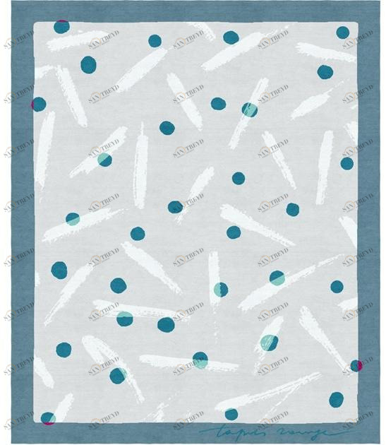 Tapis Rouge Прямоугольный коврик ручной работы Frozen Tr1435