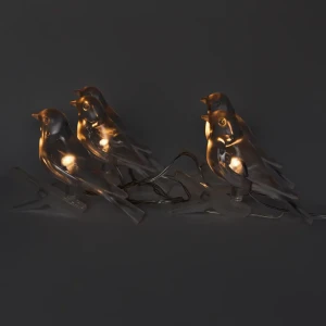 Гирлянда светодиодная птички OSL-007-DIY на солнечных батареях цвет прозрачный