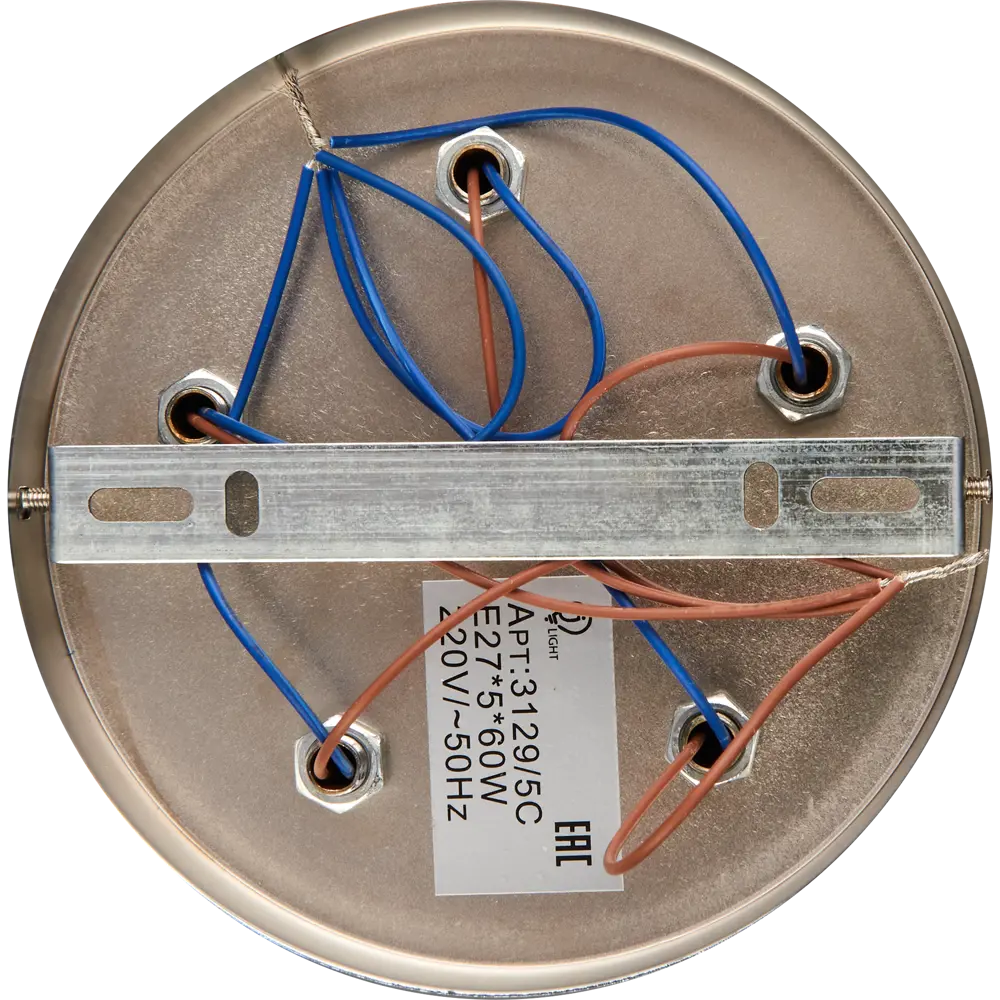 Люстра потолочная JLIGHT TINA 5 ламп 24 м², цвет хром 84534220 STLM-2178443  - Вид №7