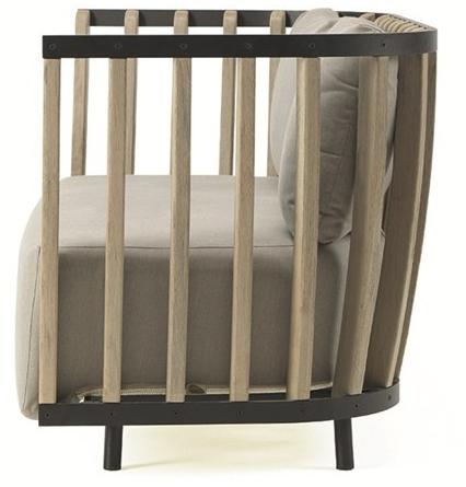 Ethimo Садовое кресло из тика с подлокотниками Swing Swpo05 - Вид №3