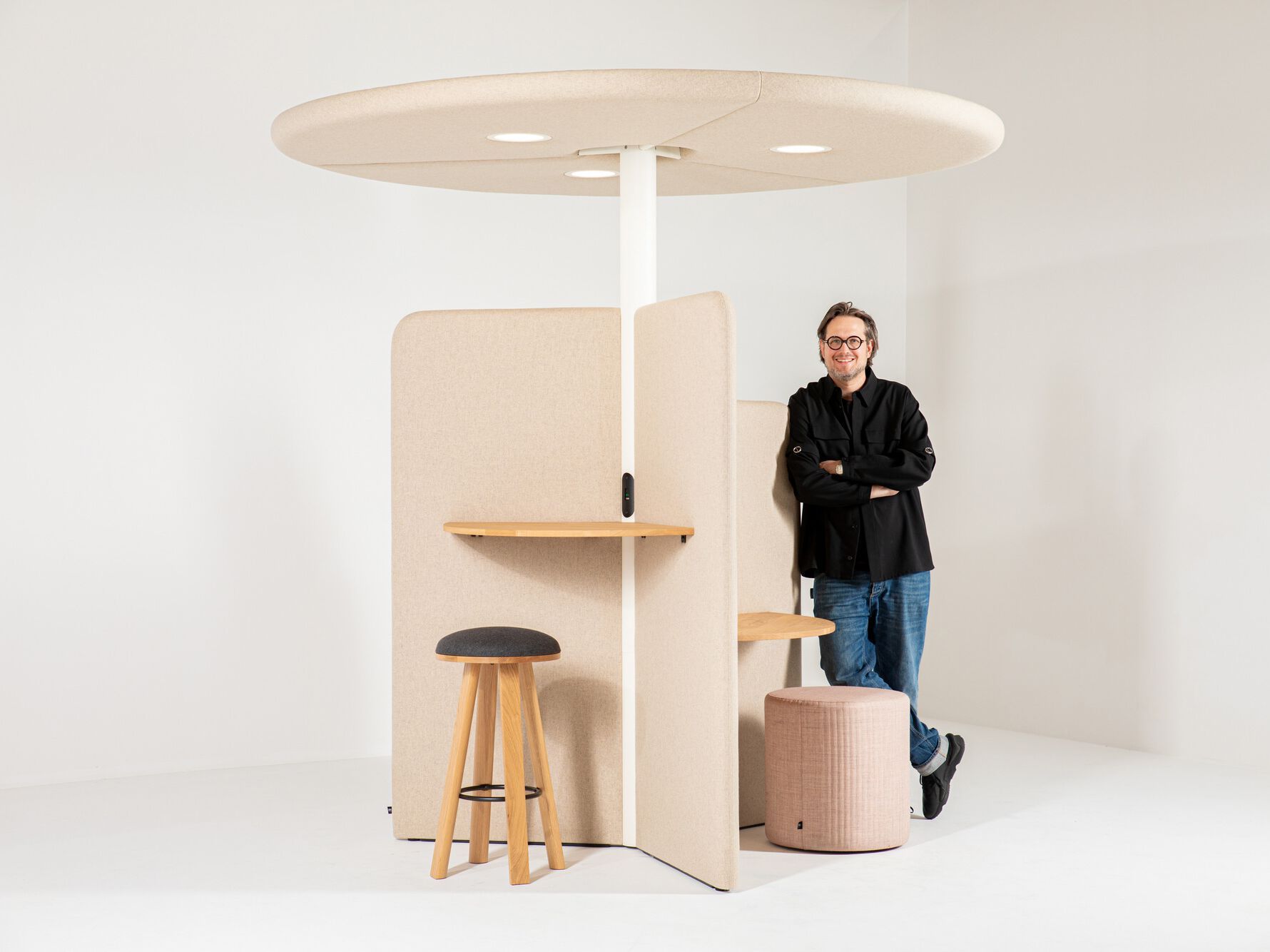 Ткань акустический офис остров BuzziSpace BuzziBrella Focus ARCH-00080749 - Вид №2