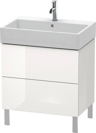 LC677601414 L-Cube Тумбочка напольная Терра, декор Duravit - Вид №2