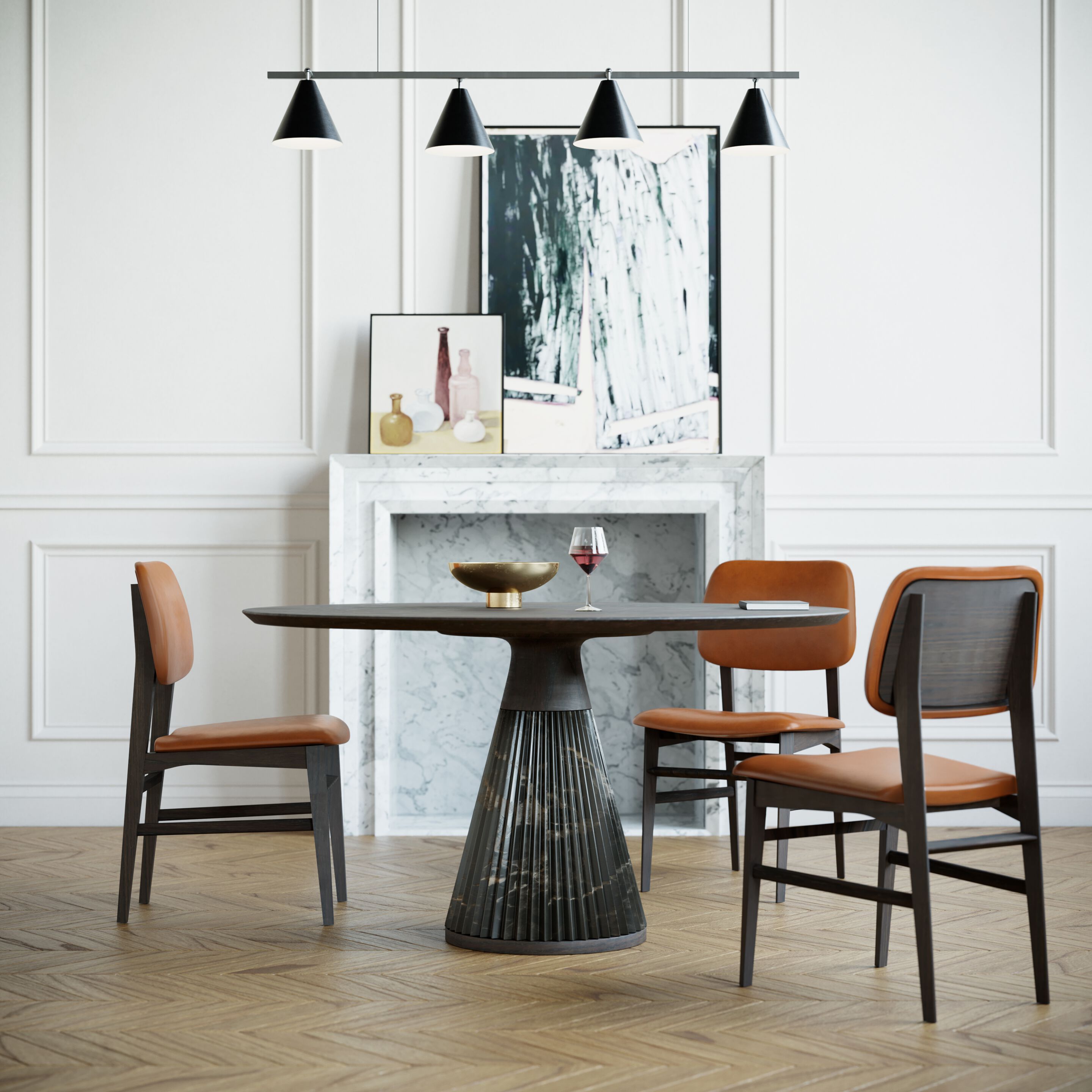 Мягкий стул из ткани Morelato Contemporaneo ARCH-00048992 - Вид №9