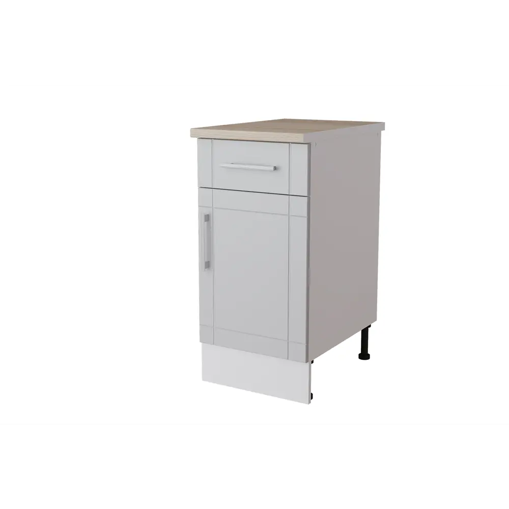 Напольный шкаф Тортора 39.6x52x82.2 см МДФ цвет серый Santreyd STLM-2167331