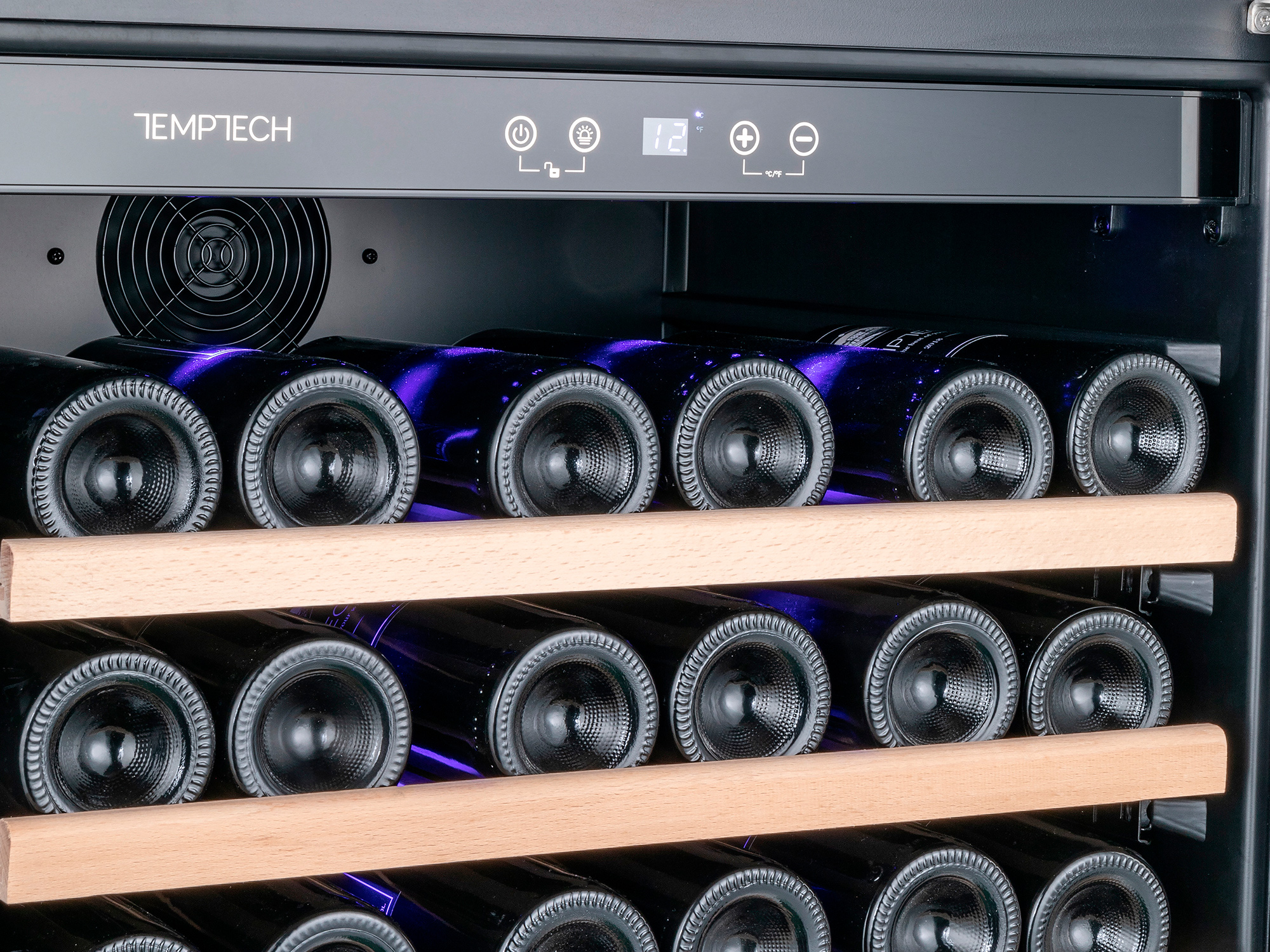 5360100 Винный шкаф Temptech WPQ60SCS серебристый STDN-0034432 - Вид №4