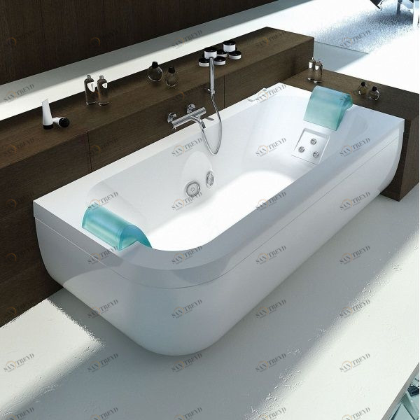 Ванна с гидромассажем "HYDRO FRIENDLY" Aquasoul Doubble угловая 9443-603A Dx Jacuzzi 9443603ADX