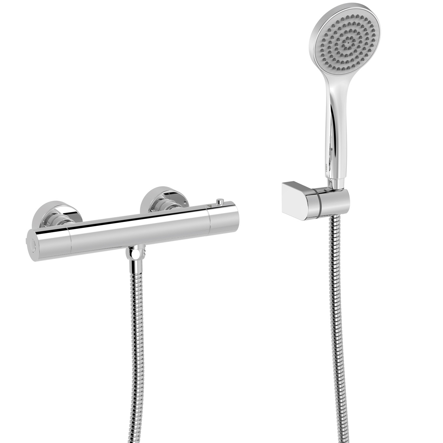 ОСНОВАНИЕ ПЛЮС настенный термостатический смеситель для душа-21616409 TRES Base