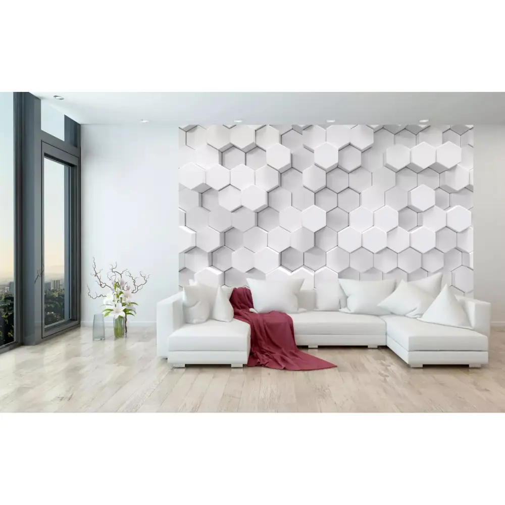 Фотообои Соты 3D бумажные 368x254см WM-81 83724910 STLM-2193510 POSTERMARKET  - Вид №1
