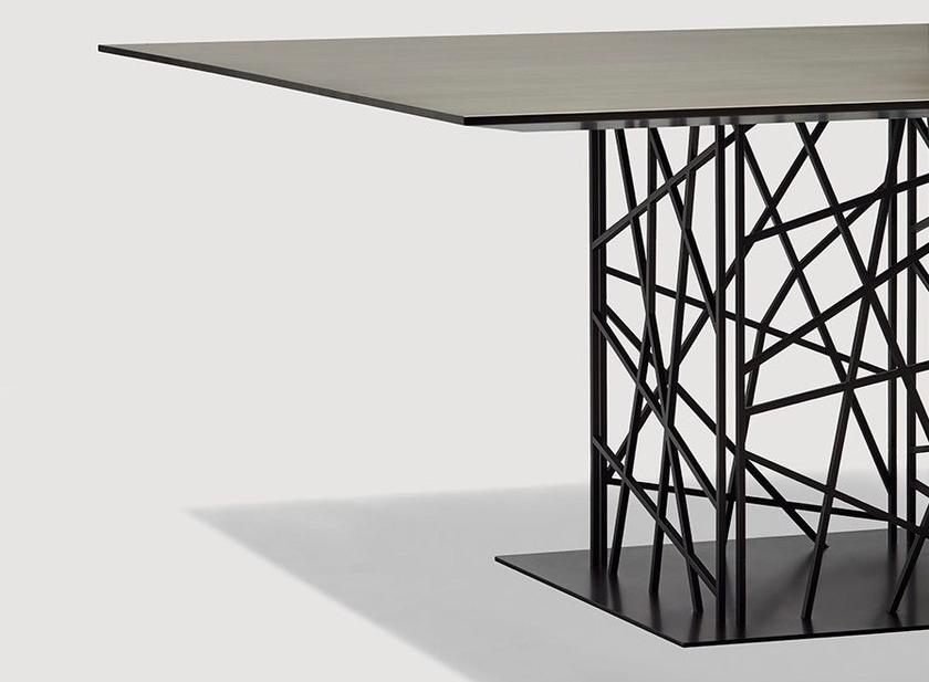 da a Квадратный обеденный стол из металла Deframe sun-id-1374627 - Вид №1