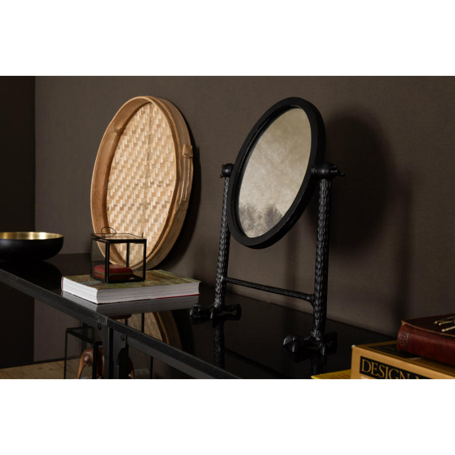 Зеркало Falcon, черное Dutchbone 8100020 - Вид №2