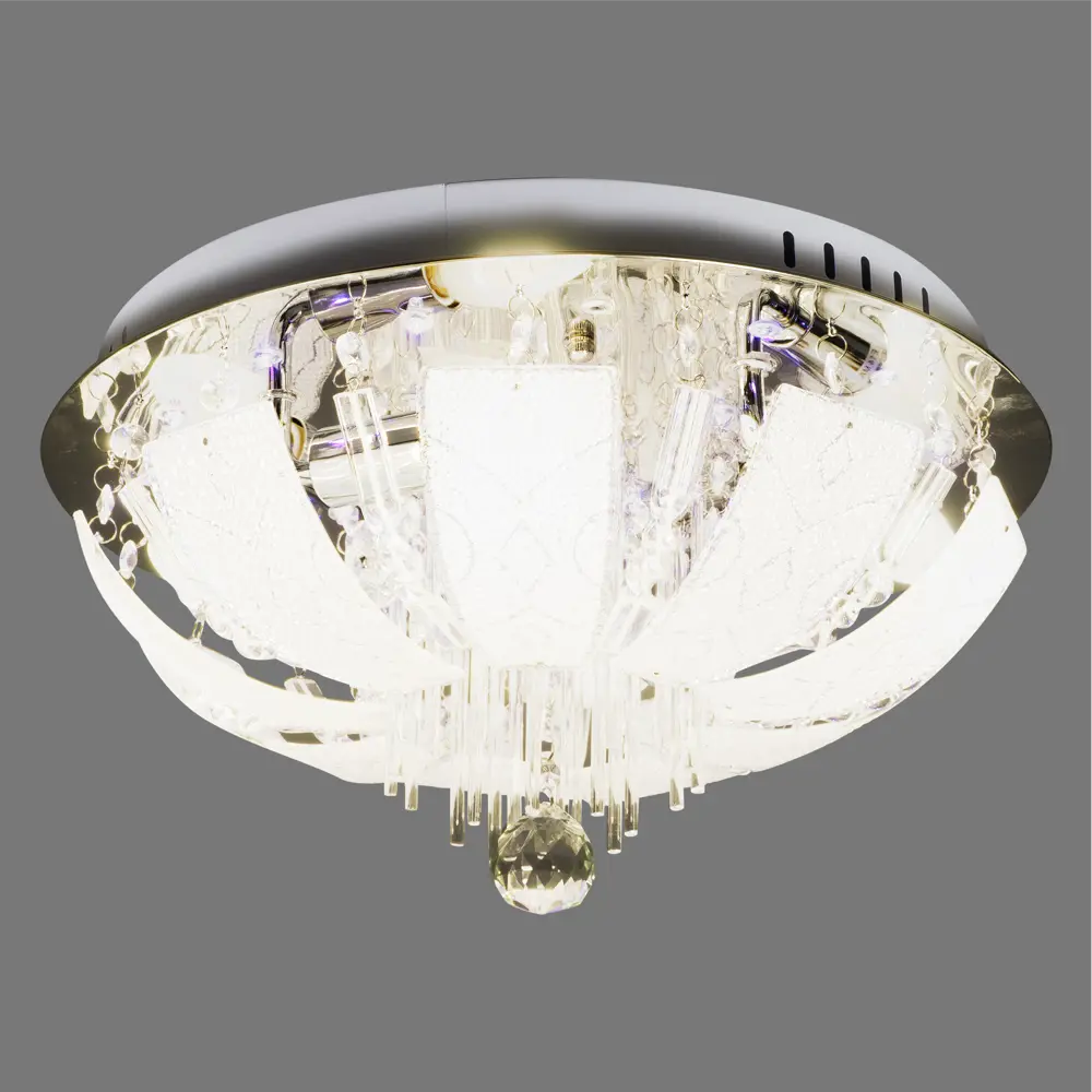 Люстра хрустальная подвесная Пари 4xE14x60 Вт, LED, металл/стекло, цвет хром 14089624 STLM-2074334 WINK  - Вид №16