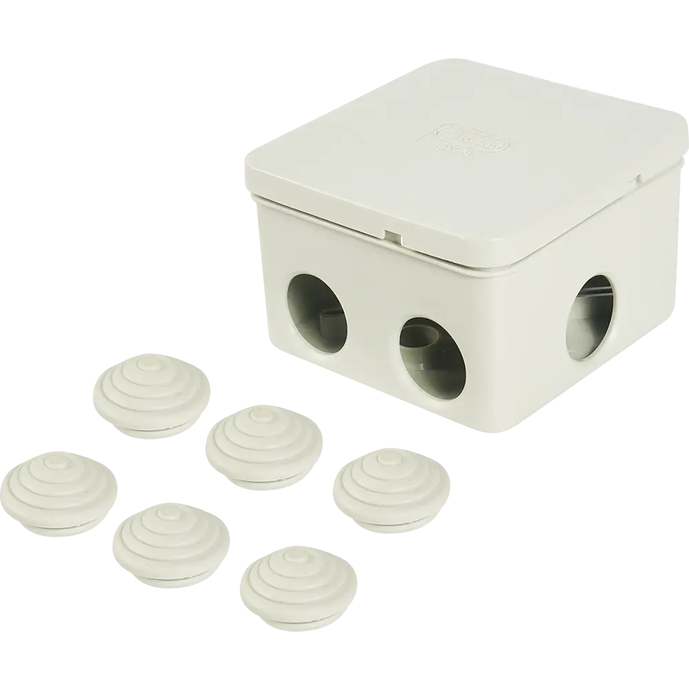 Распределительная коробка Экопласт для уличных камер 85×85×50 мм 84724501 STLM-0054093 - Вид №1