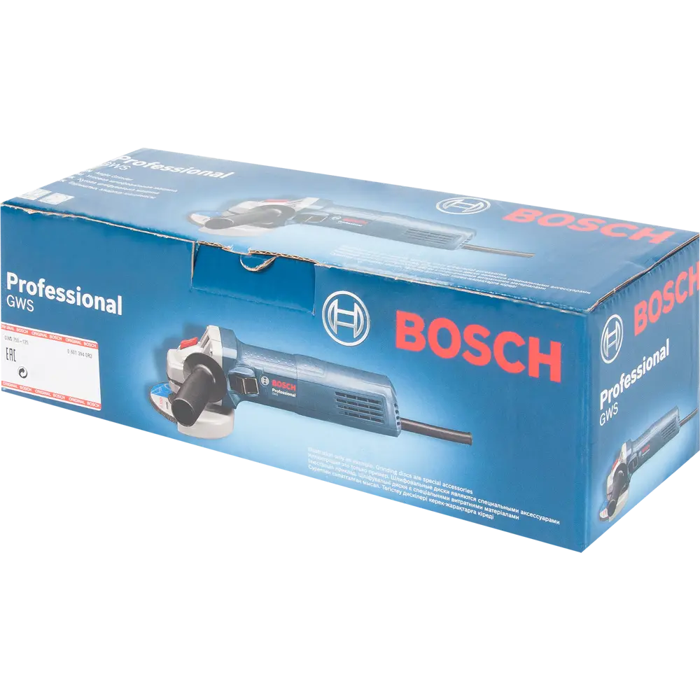 УШМ (болгарка) Bosch GWS 750-125, 06013940R3, 750 Вт, 125 мм 82449652 STLM-2153779 BOSCH PROFESSIONAL  - Вид №8