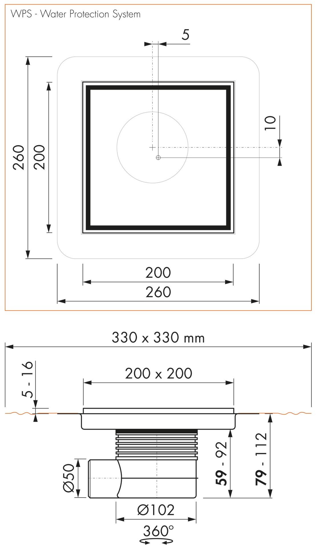ESS Easy Drain Трап для душа из нержавеющей стали Aqua jewels sun-id-1412536 - Вид №4