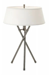 Настольная лампа Tabor от RVAstley 50008 RVASTLEY ИНТЕРЬЕРНЫЕ 062090 Белый;серебро