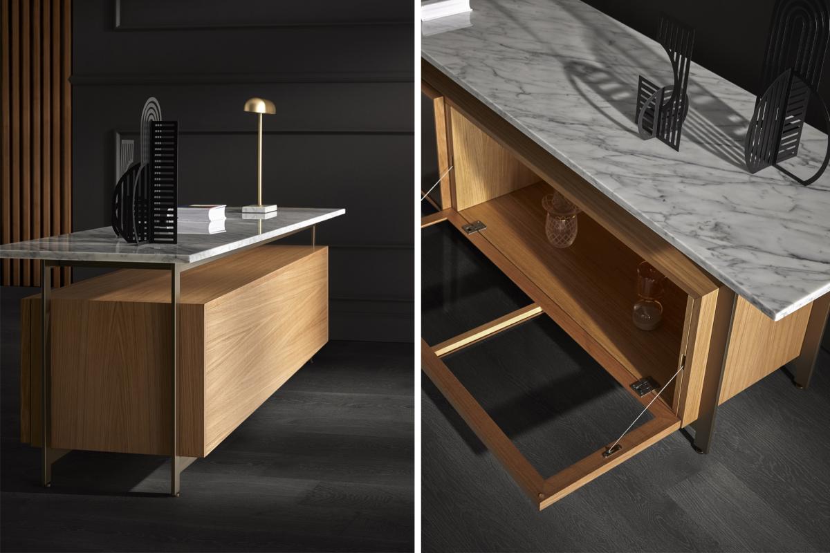 095686 Комод стеклянные двери Punt Mobles Chicago Santreyd - Вид №3