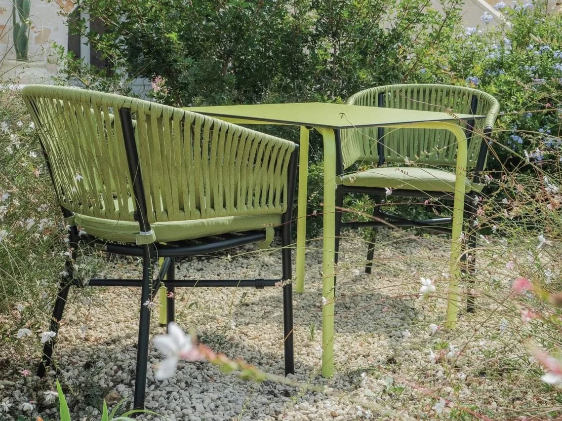 Квадратный садовый стол в HPL DRIGANI плоская поверхность ARCH-00088149