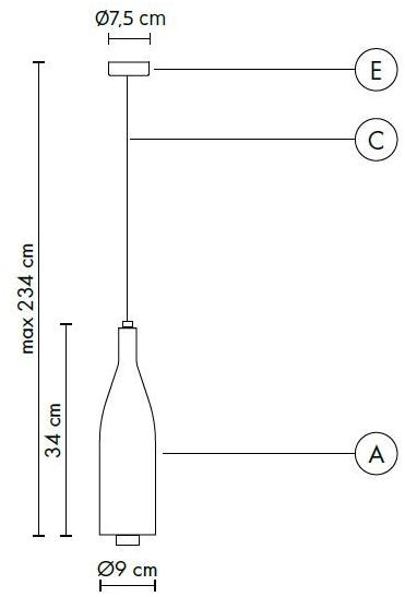 Karman Подвесной светильник из сатинированного стекла Bacco sun-id-1356893 - Вид №7