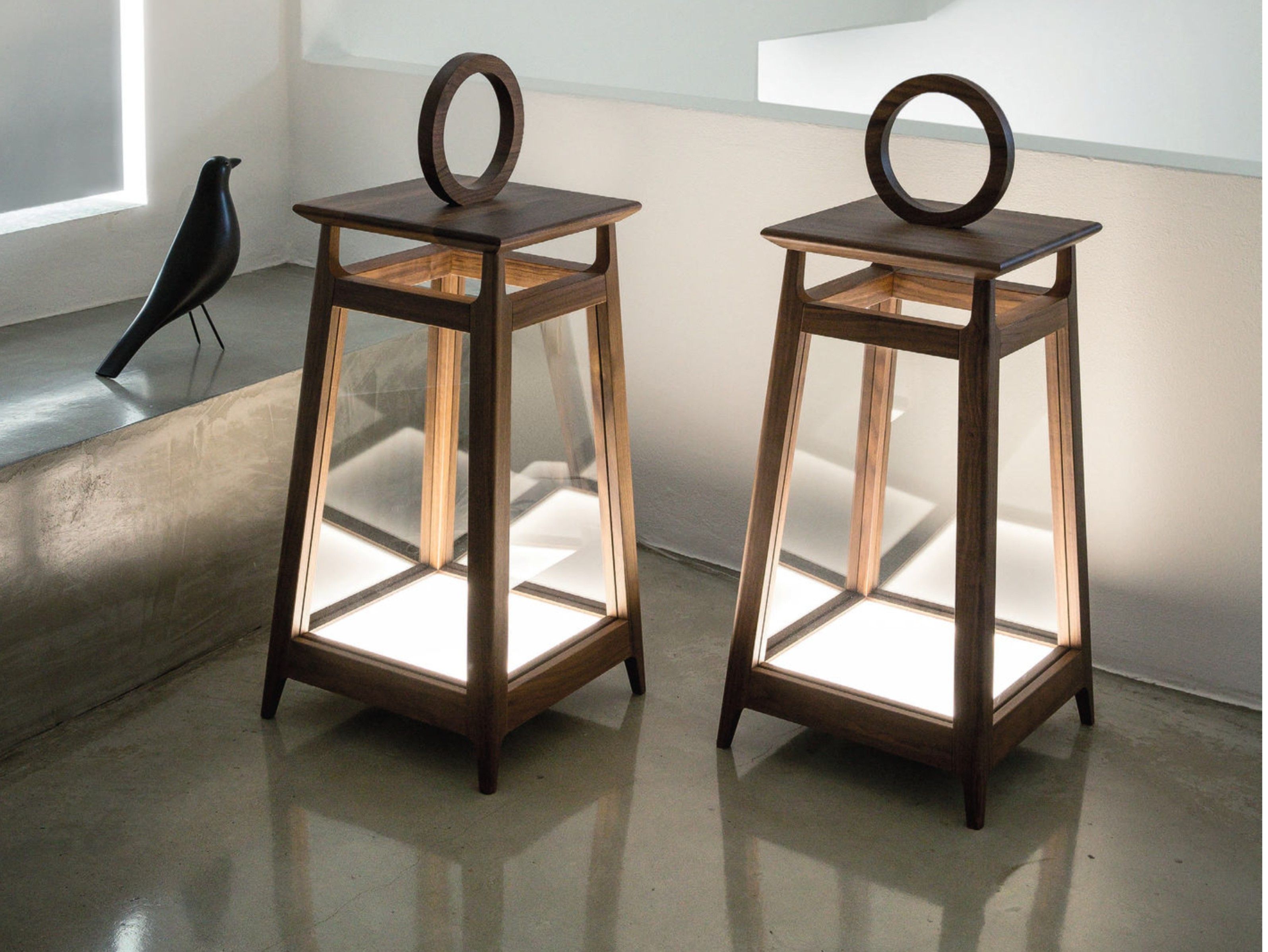 Деревянный светодиодный торшер Porada Soul ARCH-00145642 - Вид №1