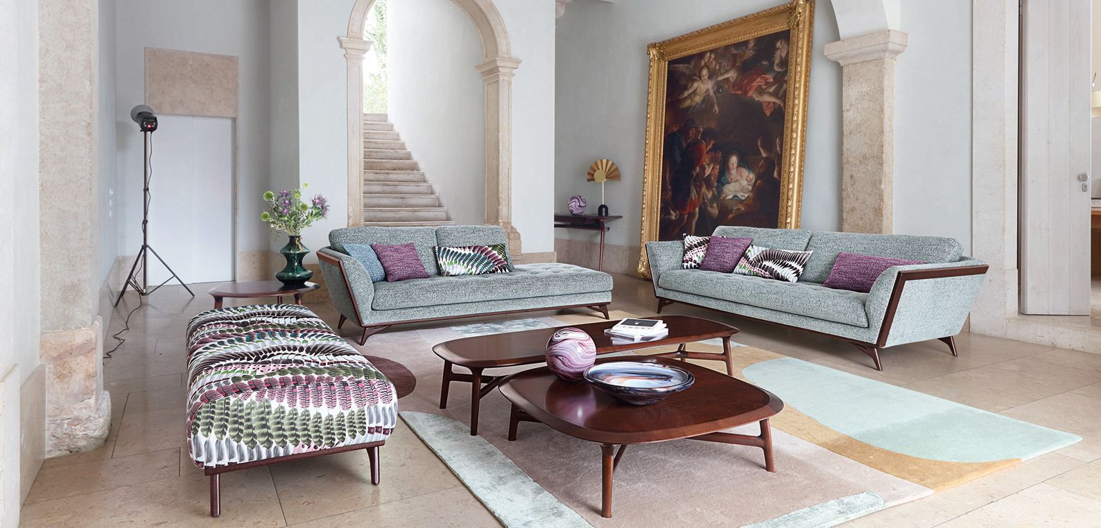 Прямоугольная консоль MDF с ящиками ROCHE BOBOIS Лебедка ARCH-00126094 - Вид №1