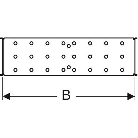 461.147.00.1 Монтажная панель Geberit GIS для запорных вентилей скрытого монтажа, 248 мм Geberit  - Вид №2