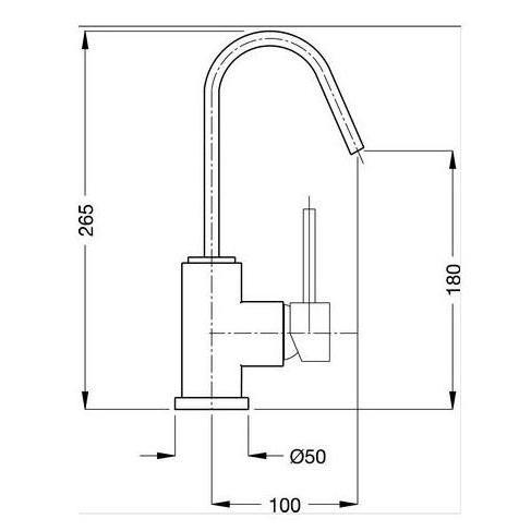 Смеситель для раковины Inside BN.INS-9213CR Bugnatese 5477 - Вид №1