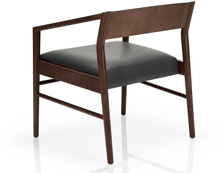 JMS Кресло из массива дерева с подлокотниками Leonor M927 uw - Вид №1