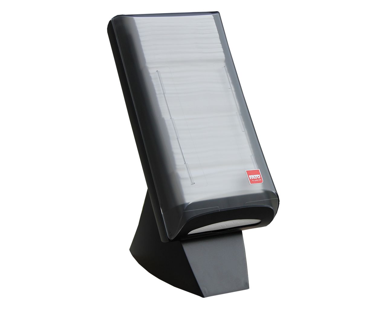 GJC004 Держатель гастрономических салфеток, черный, пластик, большой, столешница с подставкой Merida 