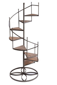 SOR27553 Винтажная спиральная подставка для растений ijlbrown