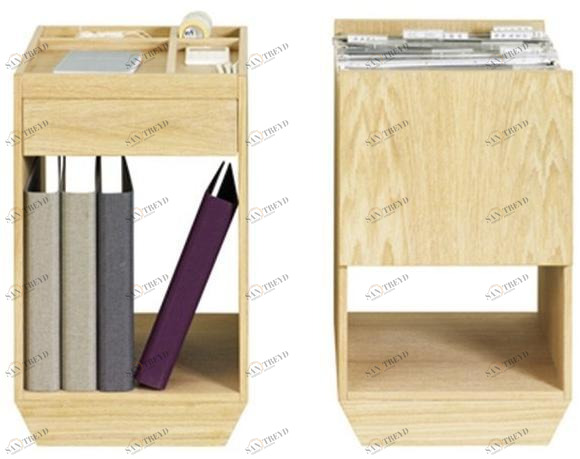 ASPLUND Офисный комод из фанерованной древесины на колесиках sun-id-1425840