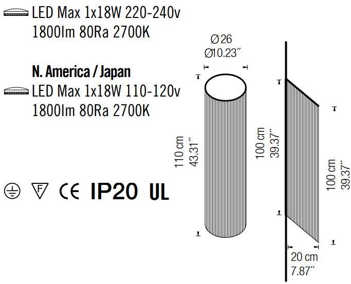 fambuena Настенный светильник Swing sun-id-1388431 - Вид №1
