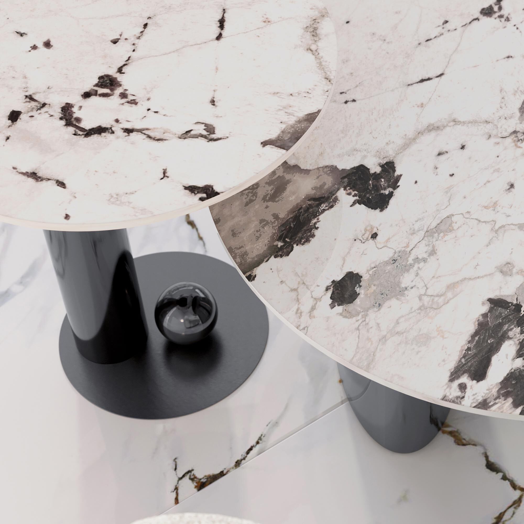 Круглый журнальный столик из спеченного камня GIULIA GRILLO PARIGI ARCH-00107294 - Вид №7