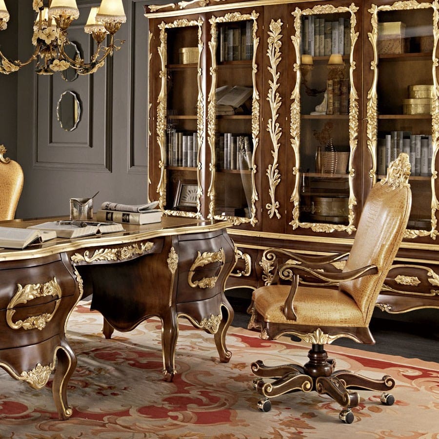 Вращающееся офисное кресло с 5 спицами Modenese Luxury Interiors Villa Venezia ARCH-00038867 - Вид №1