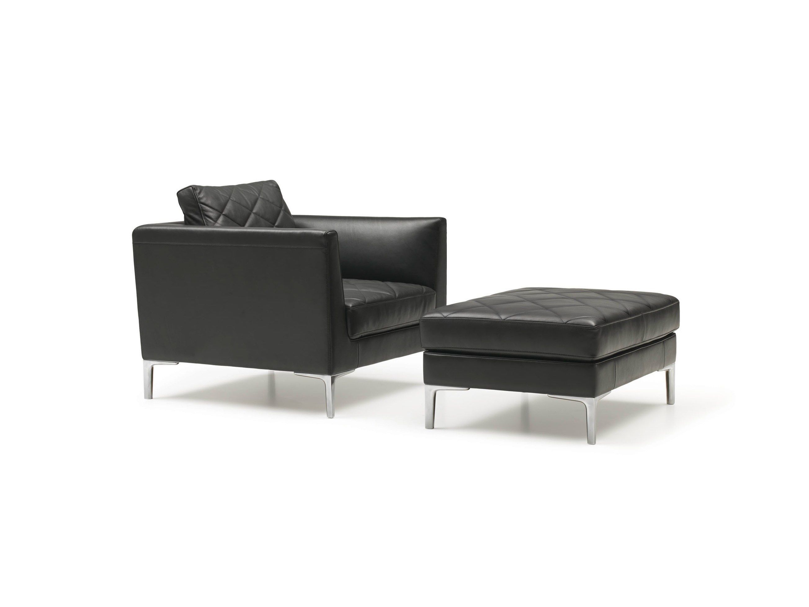 Кожаный квадратный пуф de Sede DS-48 ARCH-00002744 - Вид №1