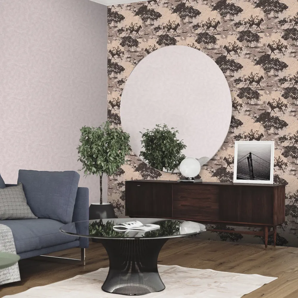 Обои флизелиновые Euro Decor Polo черные 1.06 м ED7131-22 88468832 STLM-2192325 - Вид №3